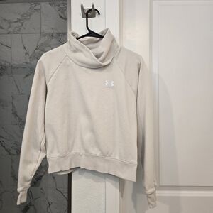 Under Armour Cream Cowl Neck Sweatshirt